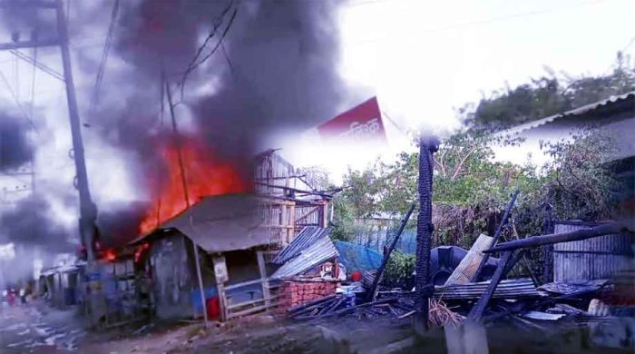 মোংলার শিল্পাঞ্চলে আগুন - নিয়ন্ত্রণে ফায়ার সার্ভিস
